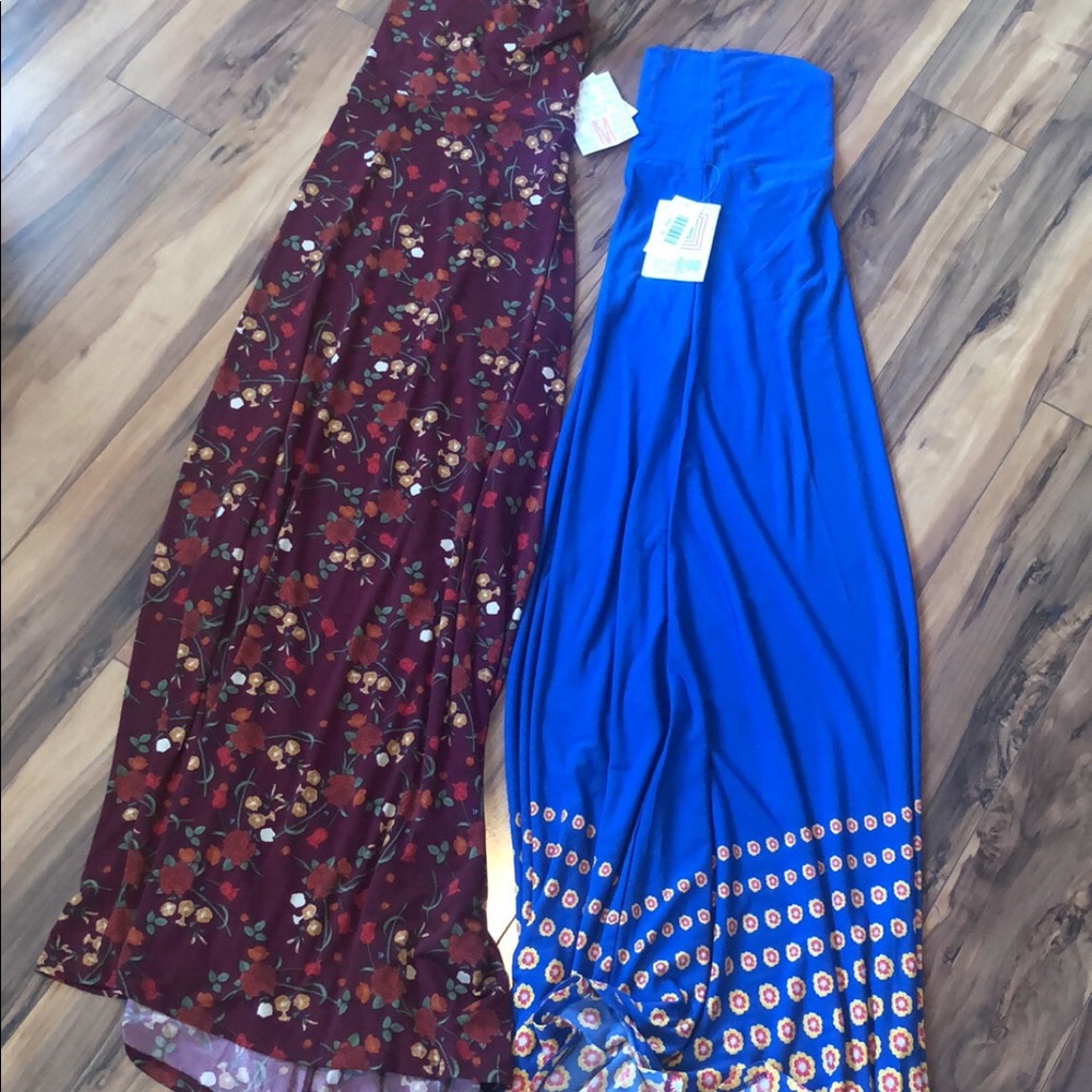 Lot of 2 Medium Lularoe Maxi NWT